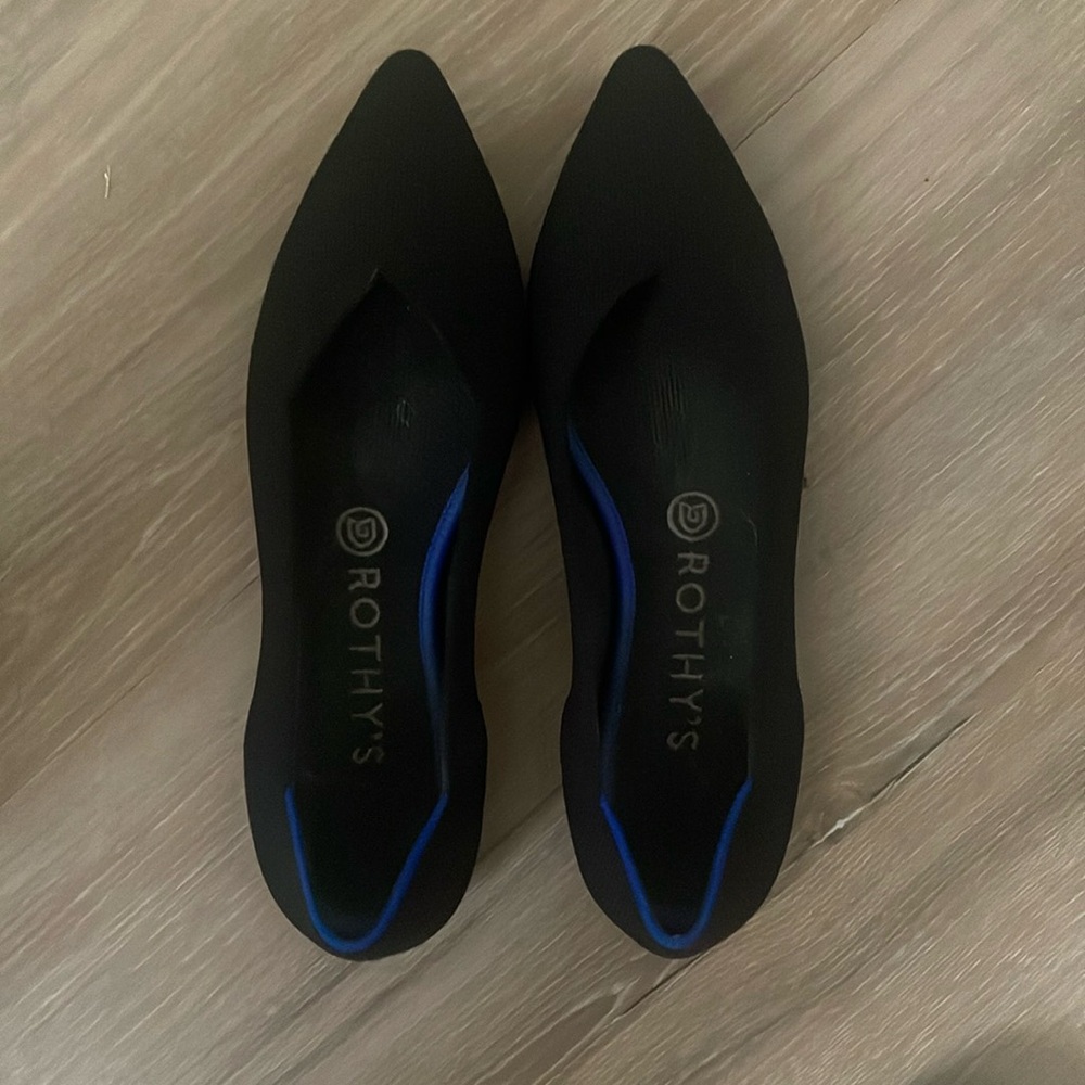 Rothy’s, size 7.5, black, great condition